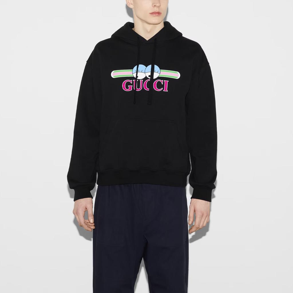 Gucci Print Cotton Jersey Sweatshirt 'Black' Men's 782788-XJGI4-1152