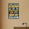Green Bay Packers Tin Sign Humorous Football Quote Metal Wall Decor for Man Cave Sports Bar Garage Office