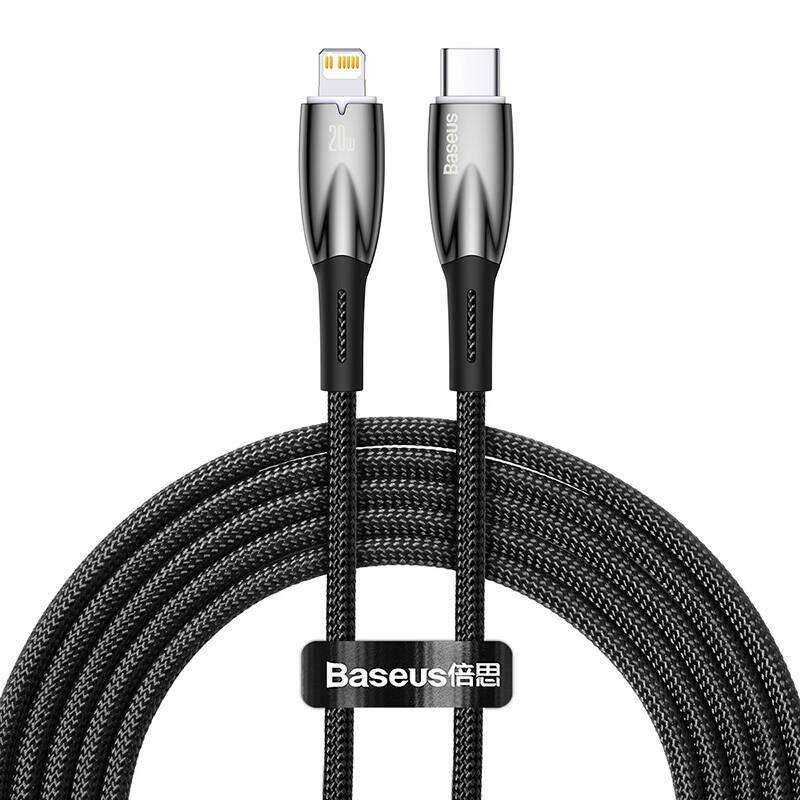 Kabel USB-C auf Lightning Baseus Glimmer, 20W, 2M (Schwarz)