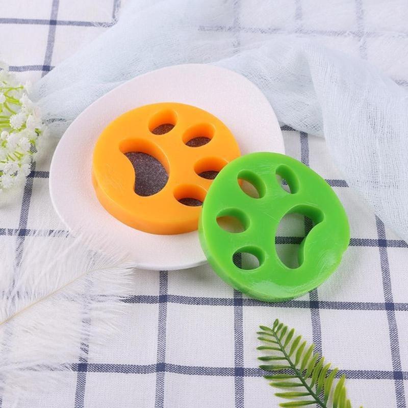 1Pcs Pet Fur Remover Pet Hair Removal Silicone Hair Stick Clothing Duster Pet Hair Holder Hair Sticky Pad Laundry Ball