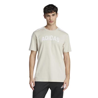 Adidas COLLEG Krátke rukávy Grafické KPJ36 Wonder Alumina Veľkosť M Pánske tričko, (JJ3870),