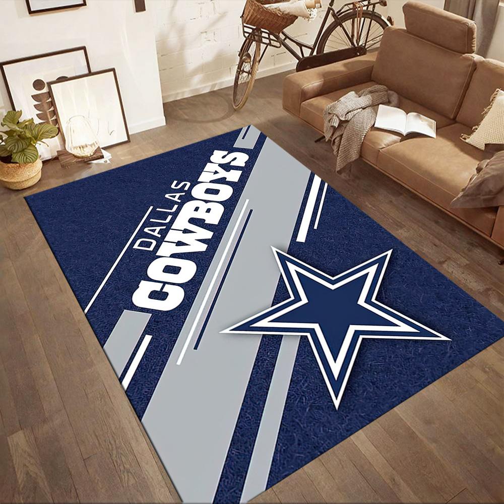 Dallas Area Rug Design for Playrooms Kitchen Hallway Decorate Room Anti-slip Rug Decorate Offices Gift for Festivals