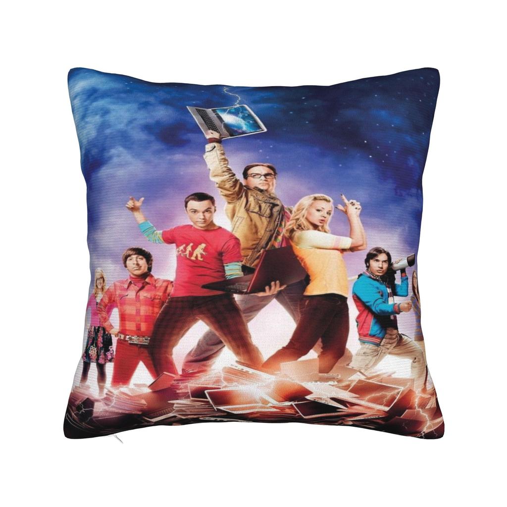 Home Decorations The Big Bang Theory Pillowcases Merch  Pillow Covers Zippered Multiple Sizes