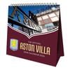 Aston Villa FC 2026 Crest Desktop Calendar