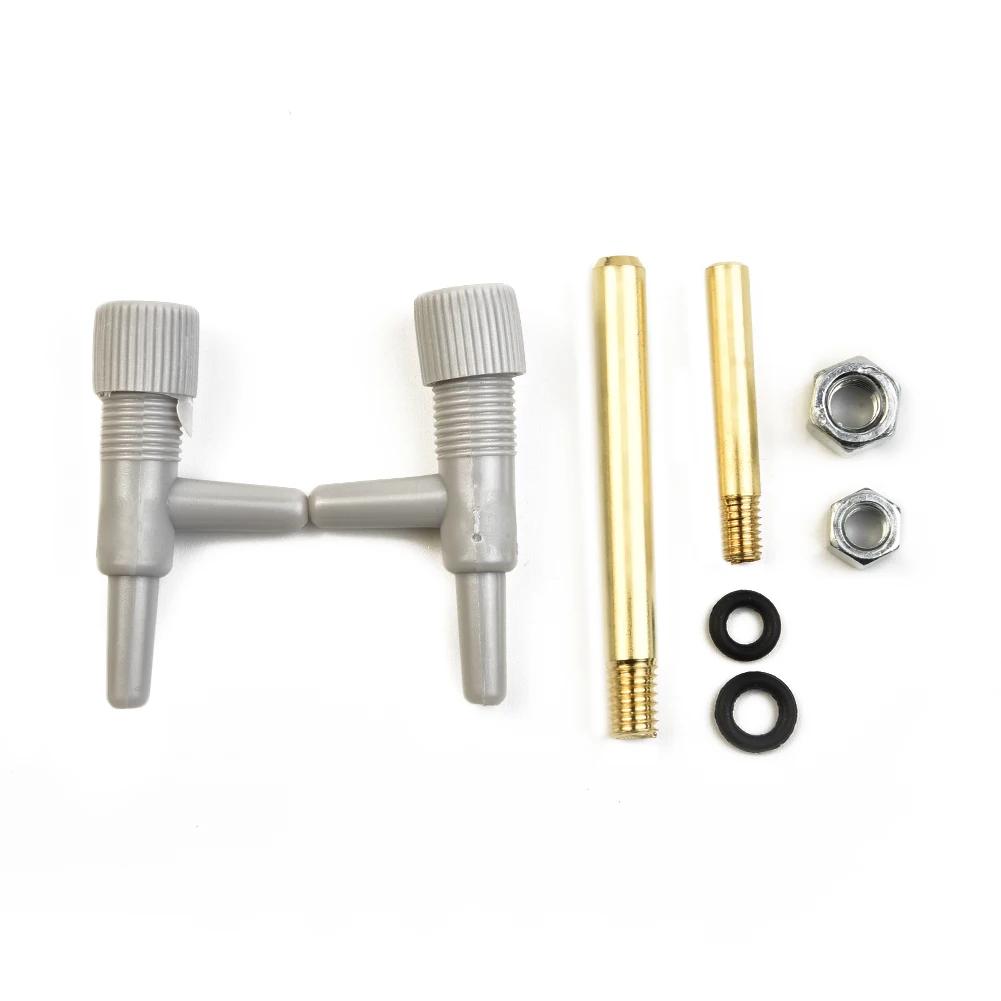 Motorcycle Carburetor Fuel Vacuum Gauge Balancer Synchronizer Tool W/ Hose Kit For 2cylinder Device With Connectors