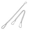 2 Pcs Hanging Chair Chain 660lbs Load Capacity Stainless Steel Hammock Chain with 4 Spring Snap Hook for Swing Punching Bag