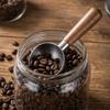 Stainless Steel Wood Handle Coffee Scoop 30ML Coffee Bean Spoon Coffee Measuring Spoon  Baking