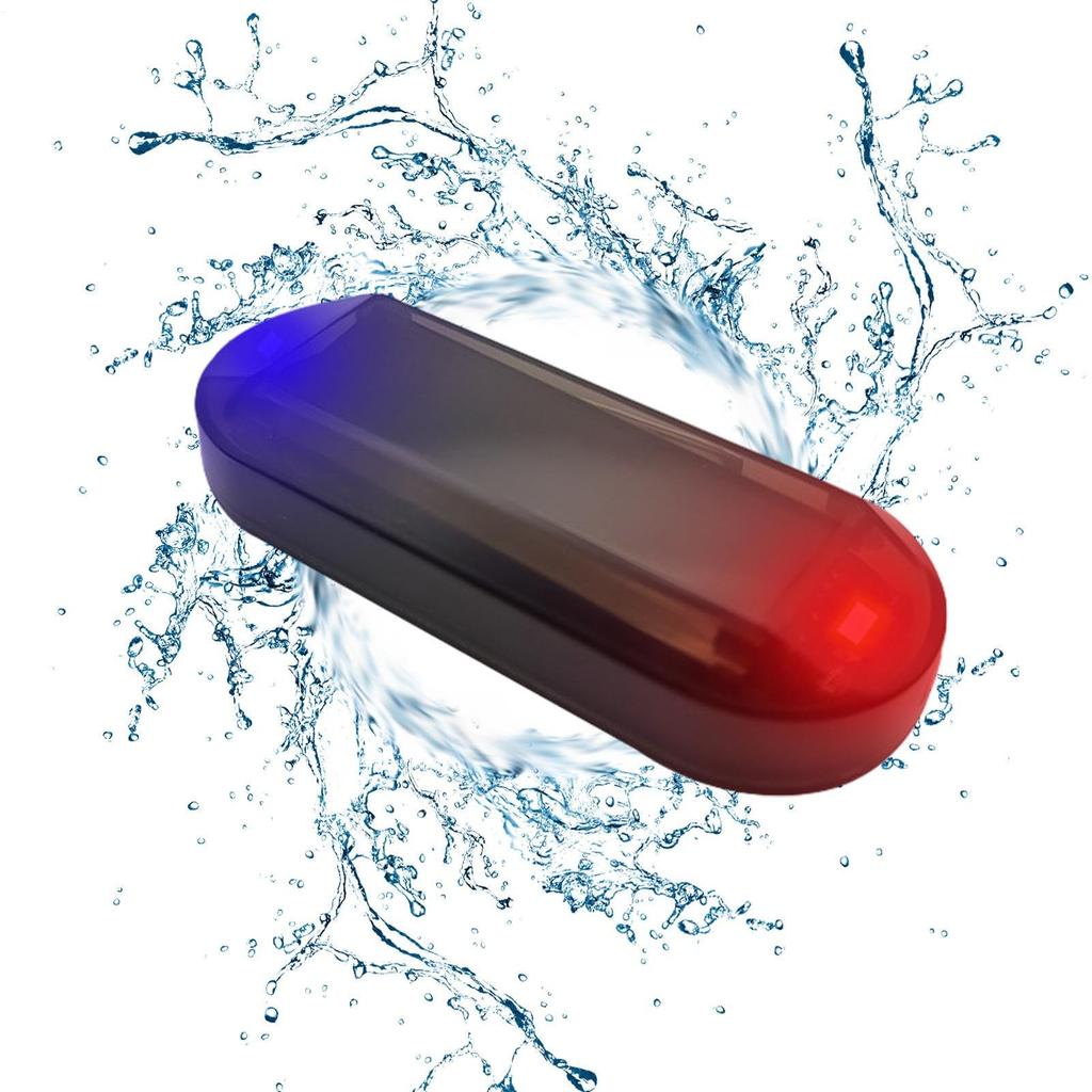 Solar Powered Dummy Car Alarm, Fake LED Flashing Car Alarm To Prevent Solar Power