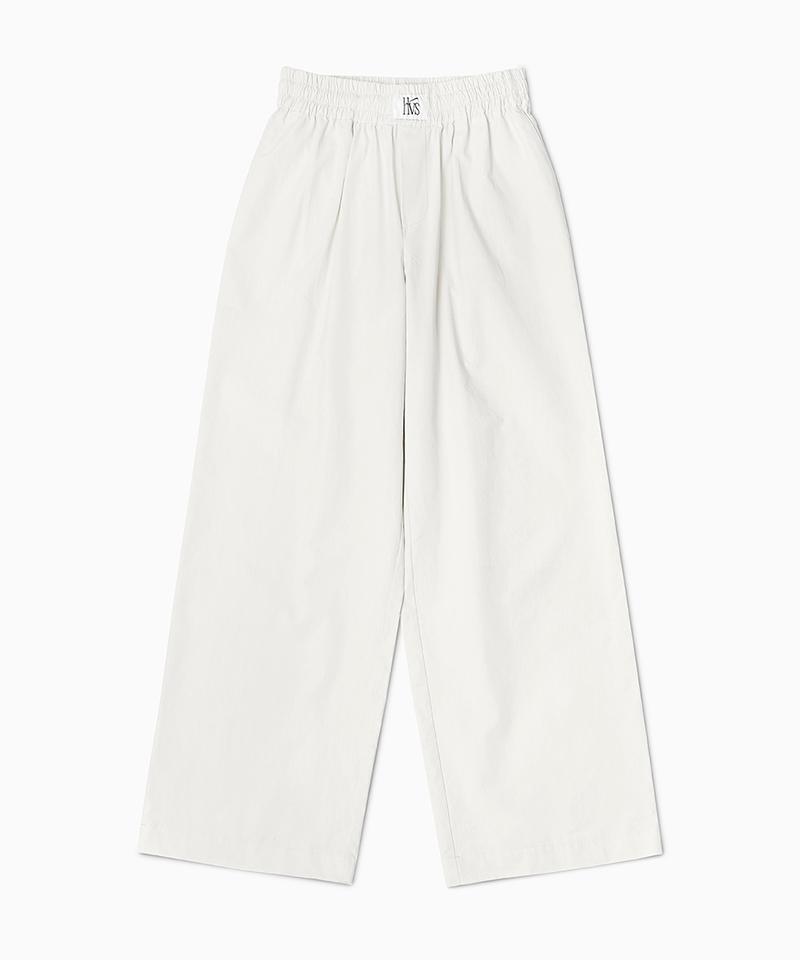 Hollideibijiteo Everyday Wide Pants - White