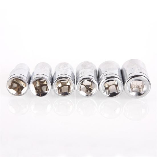 1/4 Screwdriver 17Pcs Mini Rapid Ratchet Wrench Rod 6.35 Quick Socket Tool Bit