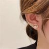 Simple Alloy Long Wing Stud Temperament Feather Earrings Silver Wings Shape Elf Ear Cuff Earrings Jewelry Accessories Gifts