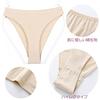 Karly Shop Dança Ballet e Plus No 3L Cuecas Curtas Bege, Algodão, Infantil, Juvenil, Adulto, Tamanhos, Cava Alta, Bege, Fantasia, Recital, Escorregão,