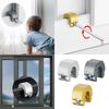 Window Sliding Lock Latch Aluminum Window Lock Latch for Enhanced Home Security & Child Safety In Bedrooms Or Offices