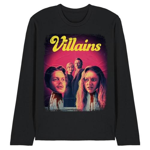 Villains Unisex Adult Poster Long-Sleeved T-Shirt