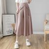 Spring New Chiffon Trousers Large Size Elastic Waist Casual Pants Lace-up Mesh Trousers Skirts Women's Clothing