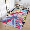 Cute cartoon theme Sailor Moon Tsukino Usagi cartoon rug Multifunctional household anti-slip decorative door mat, outdoor floor mat, and carpet Y14