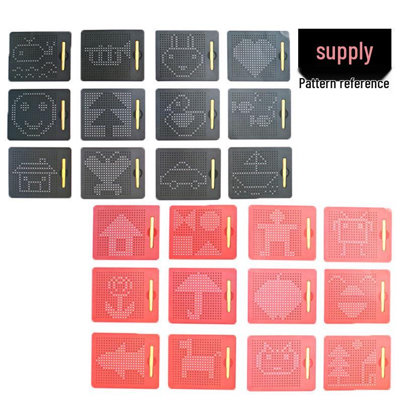 Children's Magnetic Beads & Steel Balls Drawing Board for Early Learning and Development