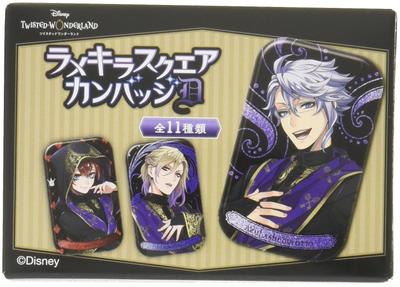 Disney Twisted Wonderland Błyszczący Kwadratowy Emaliowany Pin D BOX Produkt