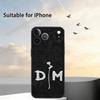 Band Depeches M-Modes Phone Case For iPhone 17,16,15,14,13,12,11 Plus,Pro Max,XS,Soft Silicone Black Cover