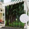 Terrassen Vorhänge Outdoor Wasserdicht Thermisch Isoliert Vorhang Gartentür Pool Hütte Pavillon Laube Pergola Vorhänge Lichtblockierend Hergestellt Aus Polyester