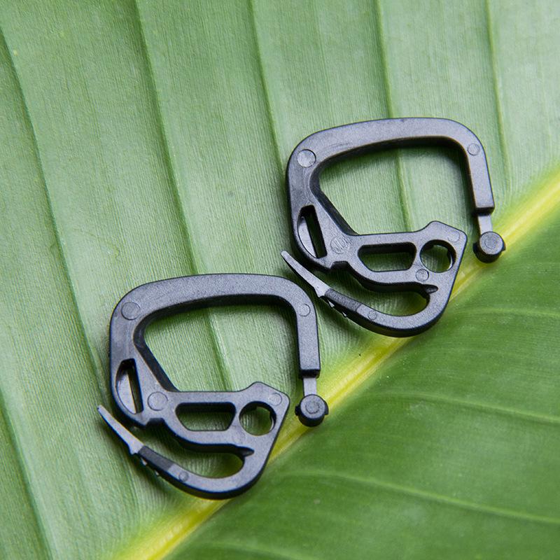 Greenhouse Sunshade Net Plastic Hooks - Black