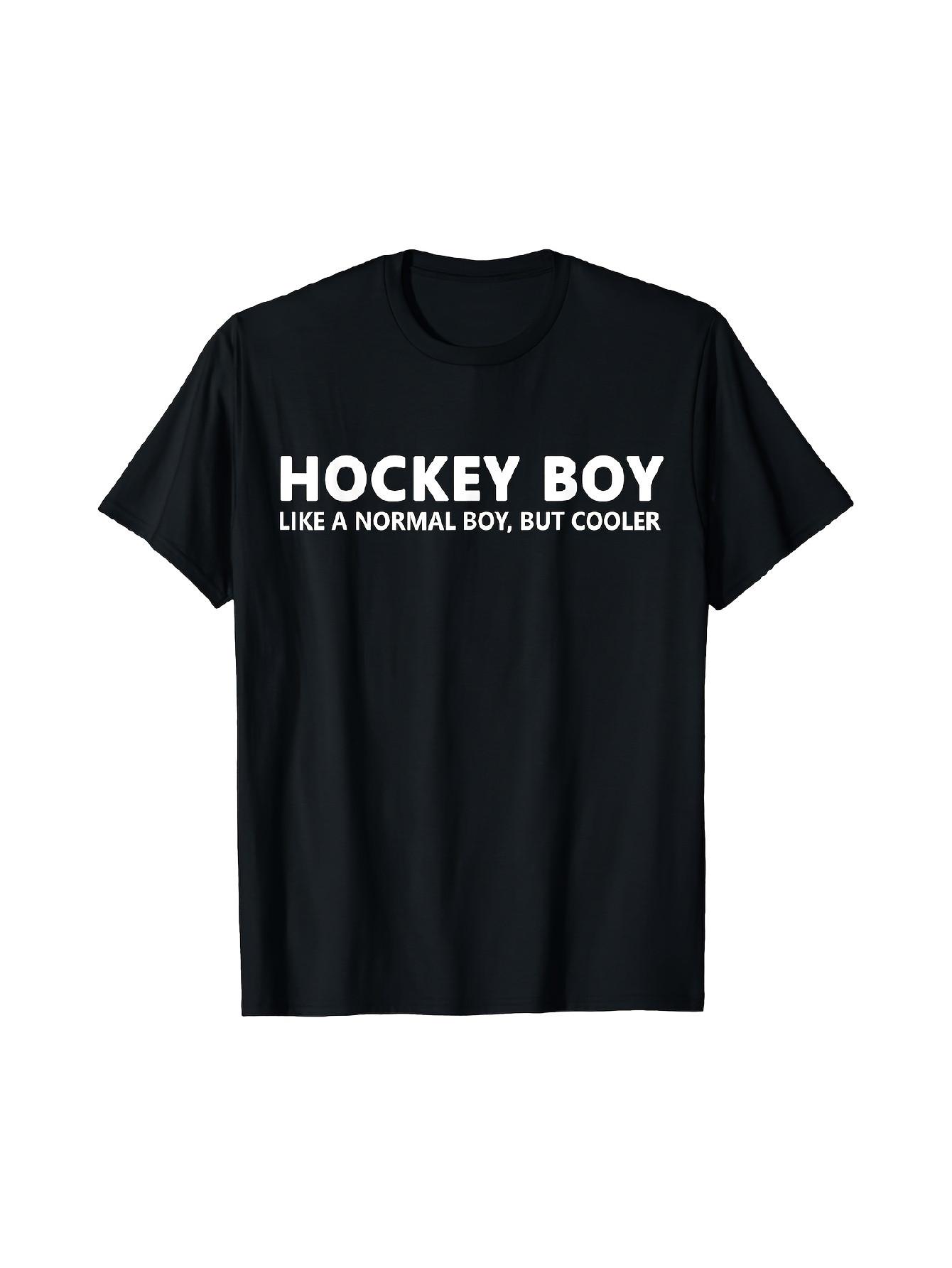 Лучший выбор Местный Смешной Мальчик Хоккеист Сын Хоккеиста Футболка S
