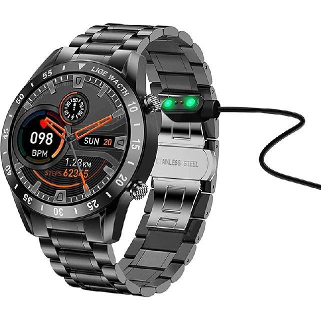 

Совместимый с зарядным устройством для смарт-часов LIGE I9M, Lamshaw Магнитный USB-кабель для зарядки, Сменный зарядный кабель, Совместимый с LIGE I9M 1,3 дюйма чёрный