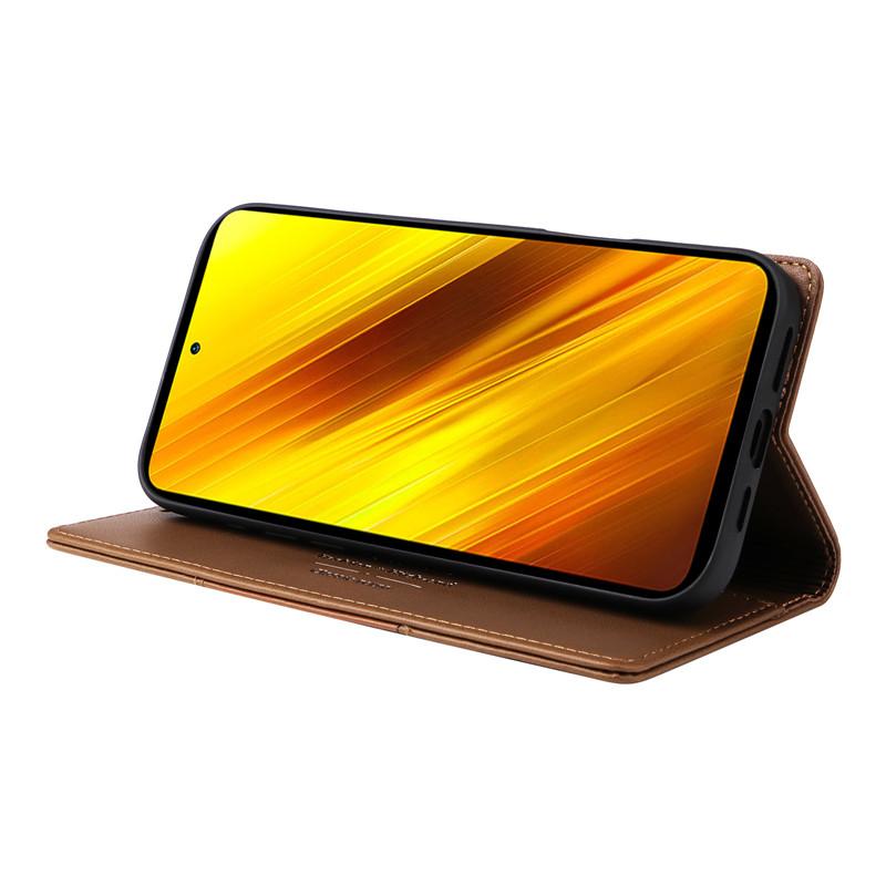 Magnetic Wallet Anti-theft Leather Case For Xiaomi Poco X3 NFC M3 F3 PocoX3 Pro F3Pro Pouch Card Holder Phone Book Flip Cover