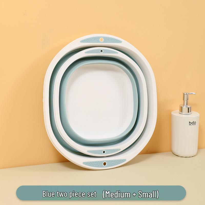 Large Foldable Washbasin for Home, Dorm, Baby & Travel - Multifunctional, Portable Laundry Basin