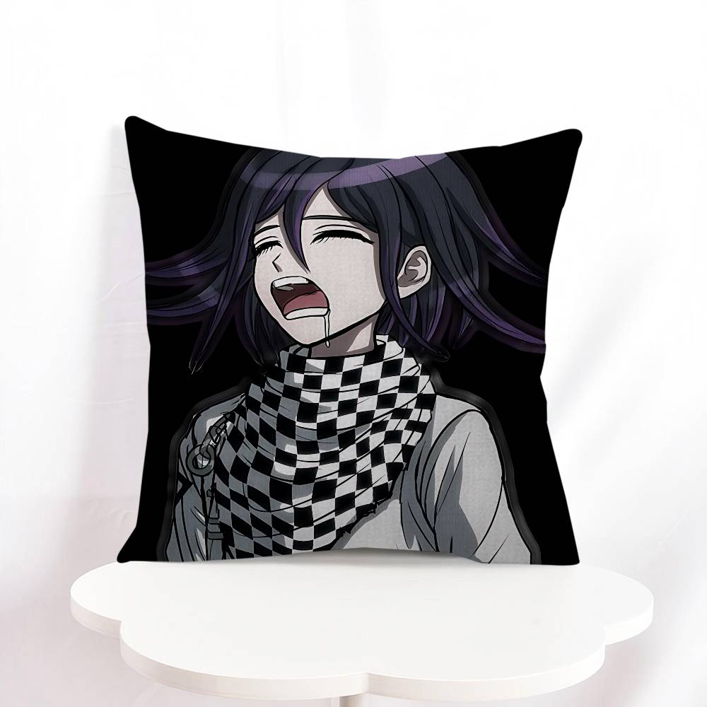 Kokichi Oma Office Cushion Pillowcase Car Cushion Cover45X45CM Lumbar Pillowcase Sofa Pillowcover