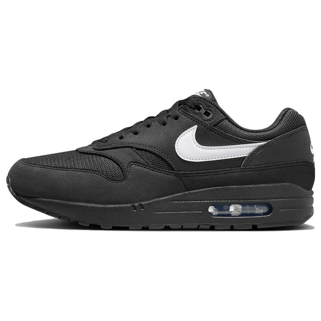Nike Air Max 1 Black Men Sneakers White FZ0628-010