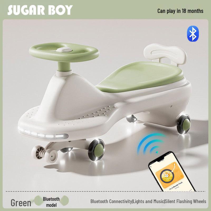 Kids' Twist Car: Anti-Rollover Ride-On Toy for Ages 1-6