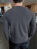 Men's European American Fashion Knit Sweater - Autumn/Winter Long Sleeve Top, Thick Knitwear for Youth