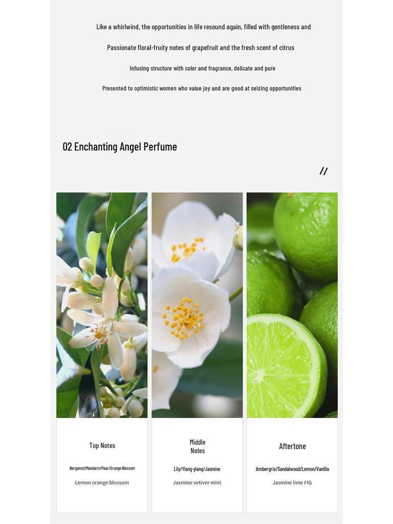 Kleinstadt Yika Damenparfüm: Langanhaltender leichter Duft Begegnung Umkehr Herzenssprache Geschenkbox Set