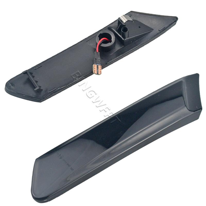 Left+Right For Porsche Boxster 987 (Spyder) Cayman 987 (Sport) 2005-2013 LED Amber Side Marker Turn Signal Light