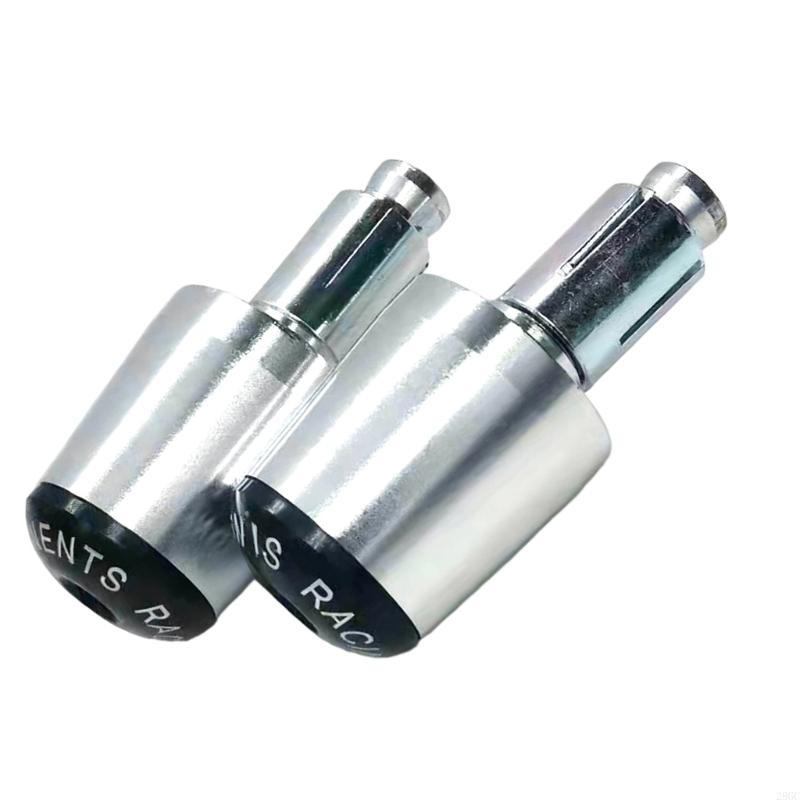28GC Weatherproof Motorcycle Handlebar Plugs Universal Aluminum Anti Slip Surfaces