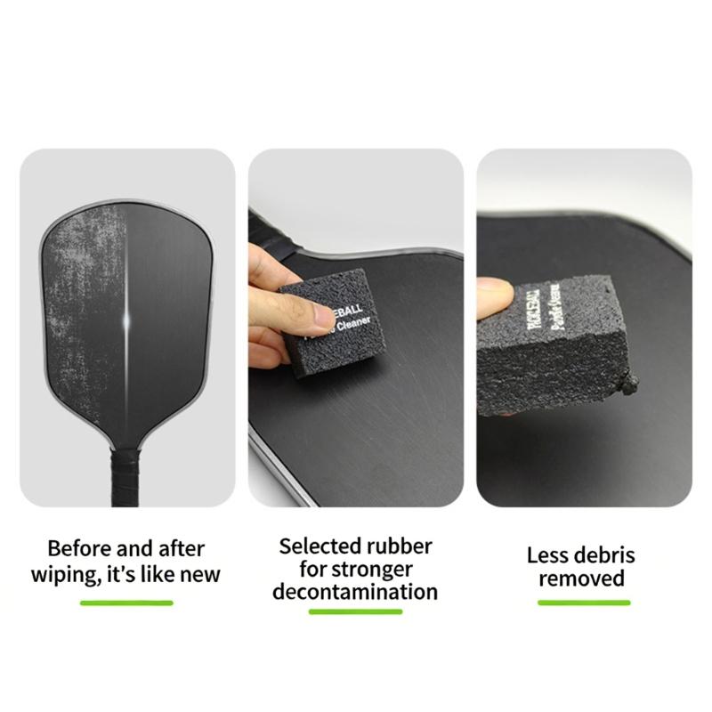 Racchette Pickleball Gomma Pulitore Rimuove Efficientemente Sporco e Polvere per Prestazioni Ottimali Protezione Portatile