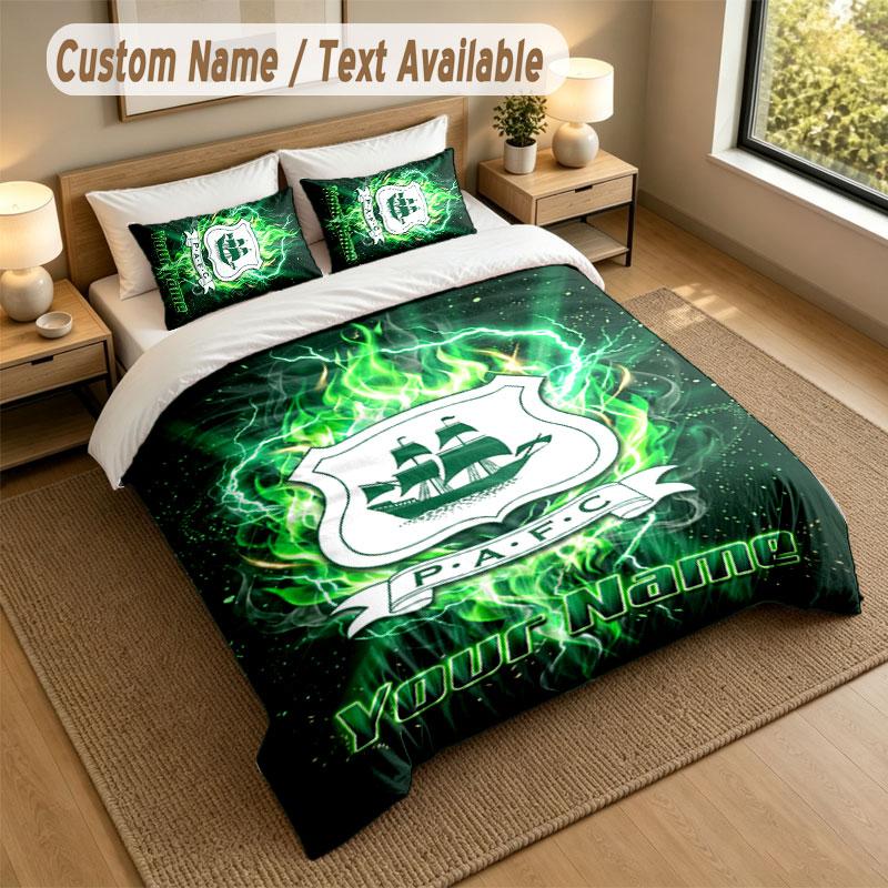Bedding Set 1 Duvet Cover 2 Pillowcases Plymouth Argyle FC Print Soft Bed Linen Bedroom Decor