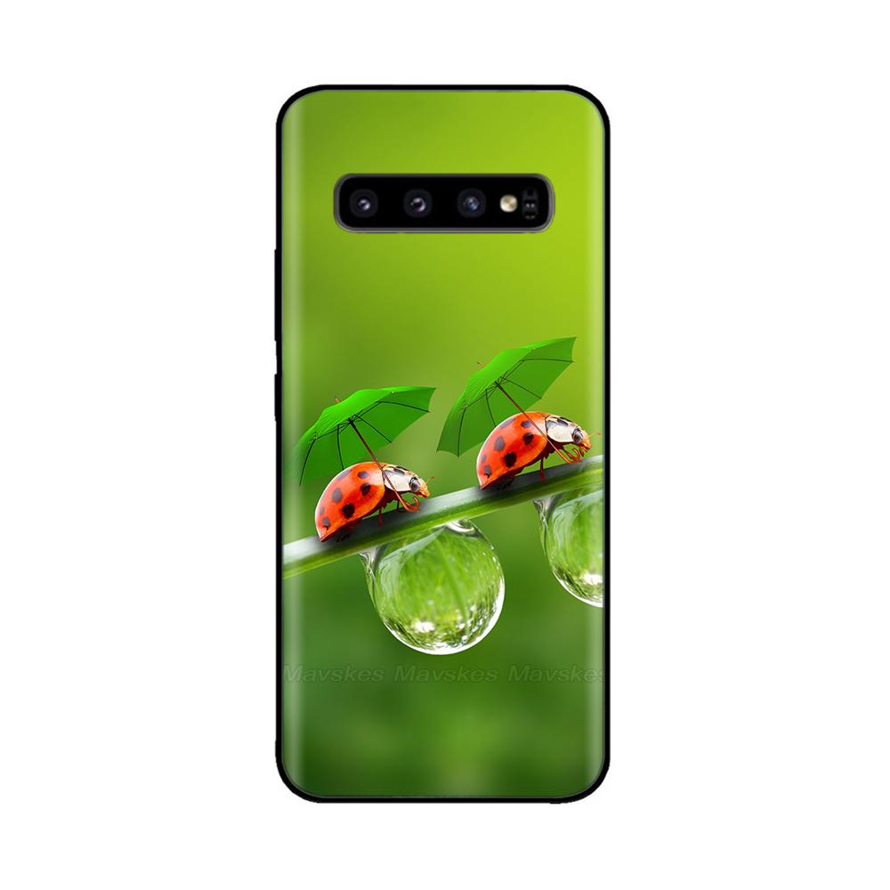 For Samsung S10 Plus Case S10 Silicone Fashion Back Cover Cases For Samsung Galaxy S10 S10E S 10 S10plus Protective Back Cover