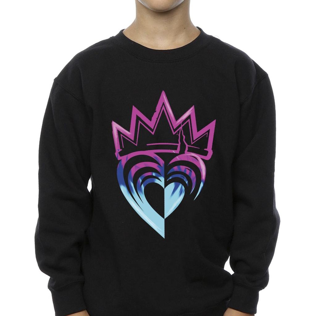 Disney Boys Descendants Pink Crown Sweatshirt