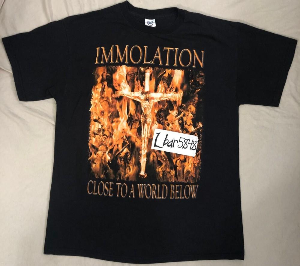 

Колекція Immolation Band Близько до Світу Внизу Футболка Унісекс S-5XL SG835 Унісекс Футболка XXXL
