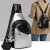 Fashionable Chest Bag, Small Bag, Multi-purpose Backpack, Ladies' Bag, Chest Bag, Multi-layered Crossbody Bag