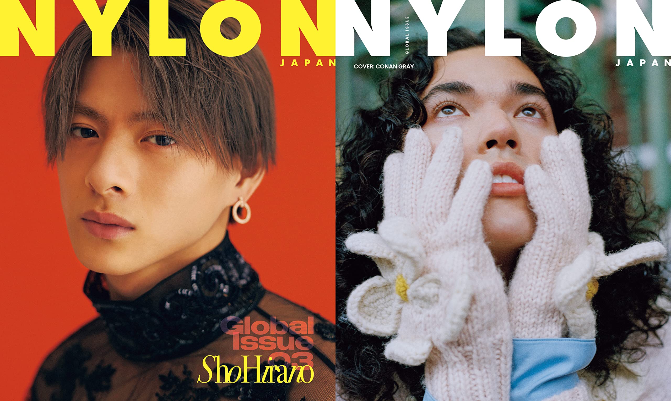 NYLON JAPAN ГЛОБАЛЬНЫЙ ВЫПУСК 03 Шо Хирано Назад Конан [Обложка (Король и принц) / Закрасить седину] ([Разнообразие])