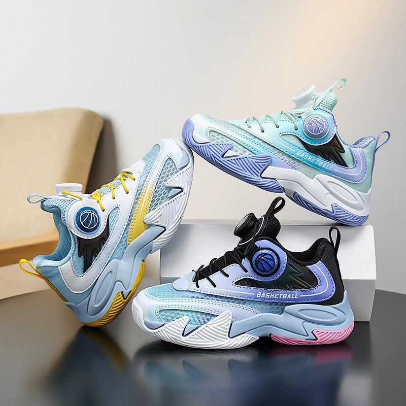 Boys Running Shoes Breathable Lightweight Cushioned Sneakers Outdoor Indoor Sports Ages 4-16