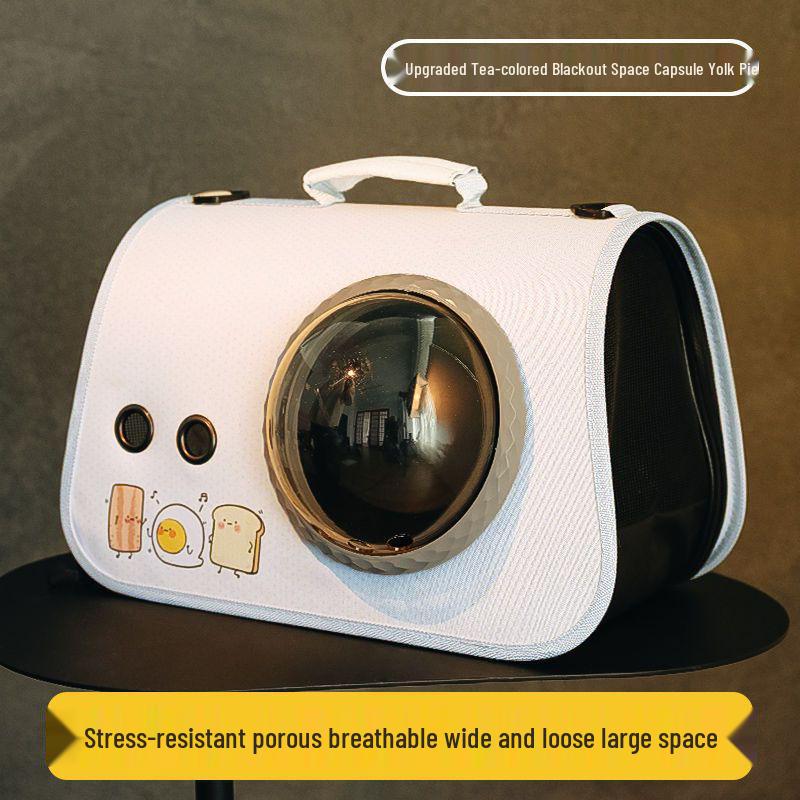 Portable Breathable Cat & Dog Space Capsule Shoulder Carrier Backpack
