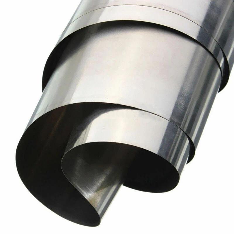Lama Striscia Acciaio Inossidabile 304 Lunghezza 1 Metro Spessore 0,01mm 0,05mm 0,15mm 0,2mm 0,3mm 0,4mm 0,5mm 0,8mm Lamiera Acciaio in Bobina Larghezza 300mm