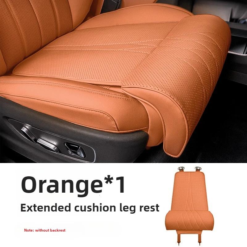 New Car Seat Leg Support Extension Suede Universal Auto Seat Extender Leg Cushion For Driver Memory Foam Seat Padding Mat Cover