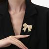6/11pcs Bow Anti-exposure Brooch Women's Alloy Corsage Pin High-end Versatile Clothes Backpack Scarf Accessories Brooch