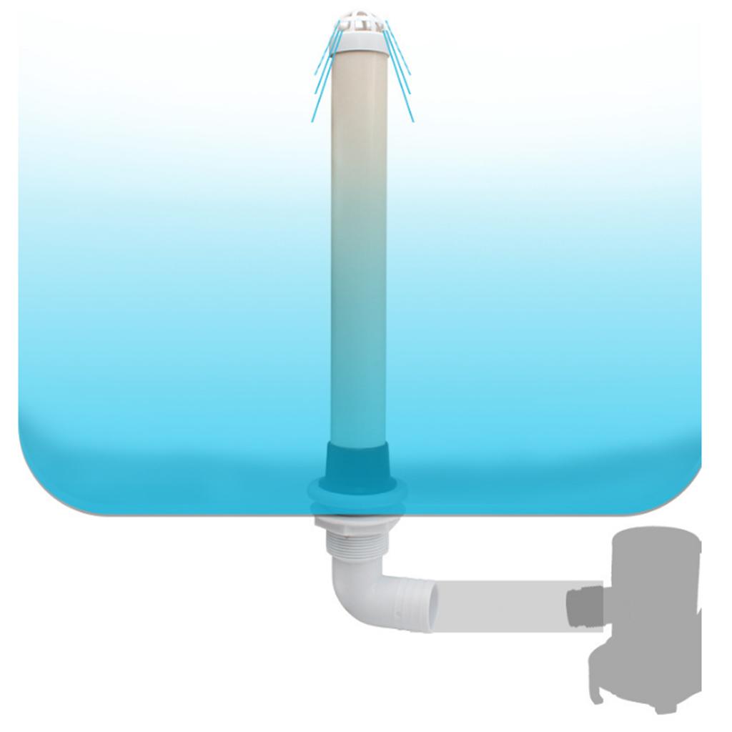 1-1/2 Inch White Fishing Overflow for On Boat