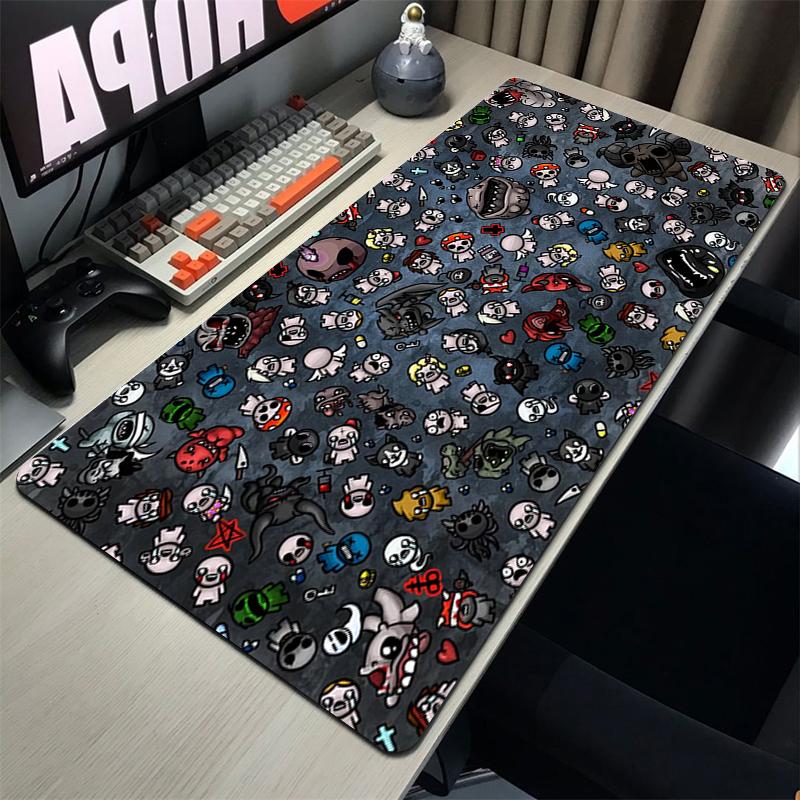 The Binding Of Isaac Mauspads Gamer Gaming Tastaturunterlage Computerzubehör Schreibtischunterlage Mauspads Gummimatte PC Schrank Mauspads